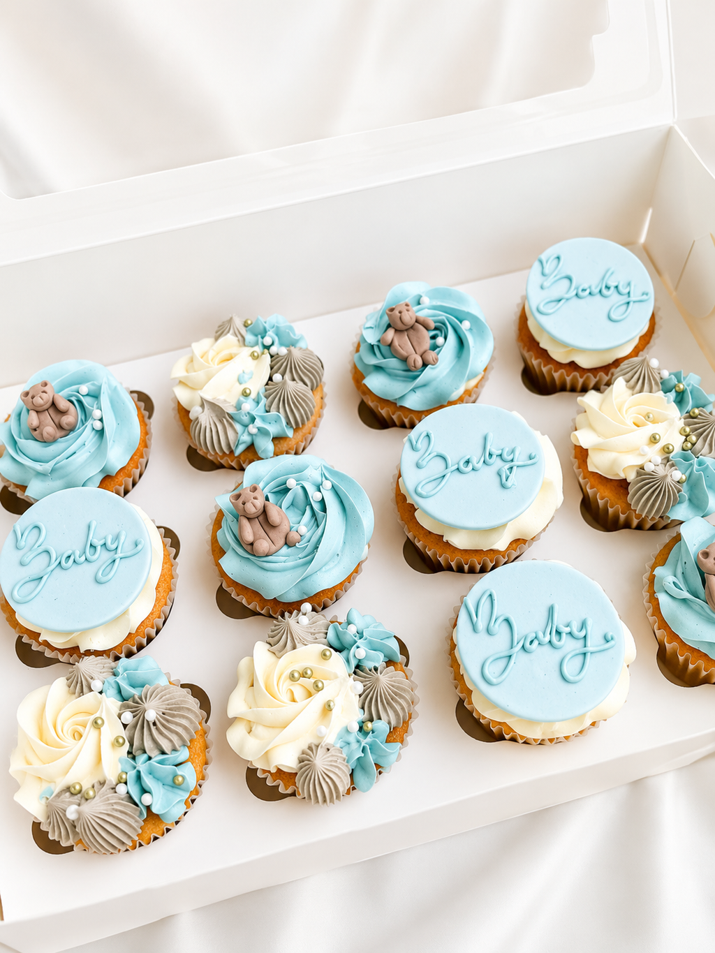 Cupcakes para Baby Shower de niño Bogotá
