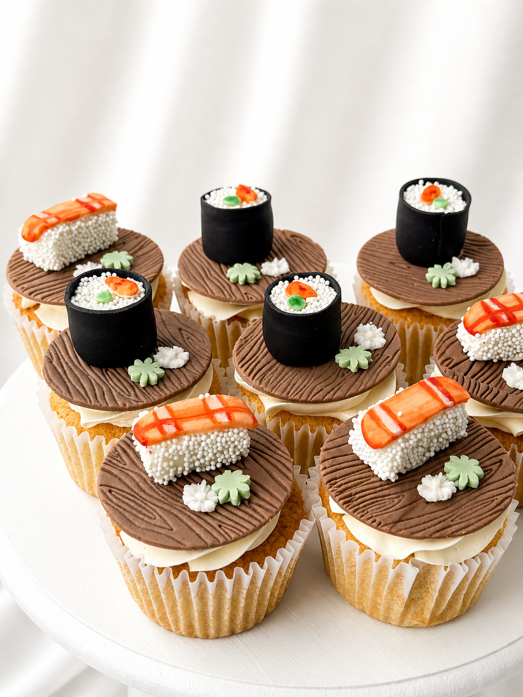 Cupckaes sushi personalizados Bogotá