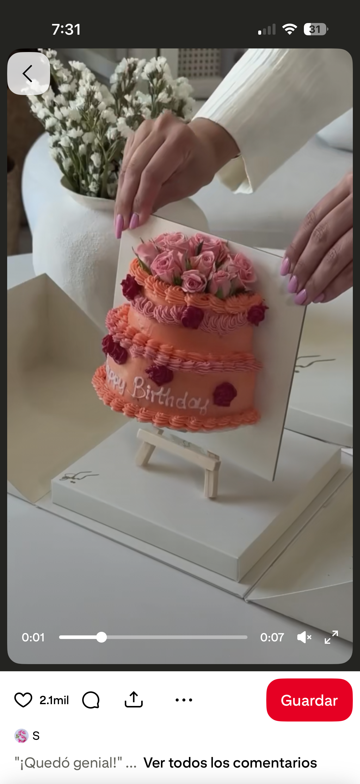 Mini torta con caballete