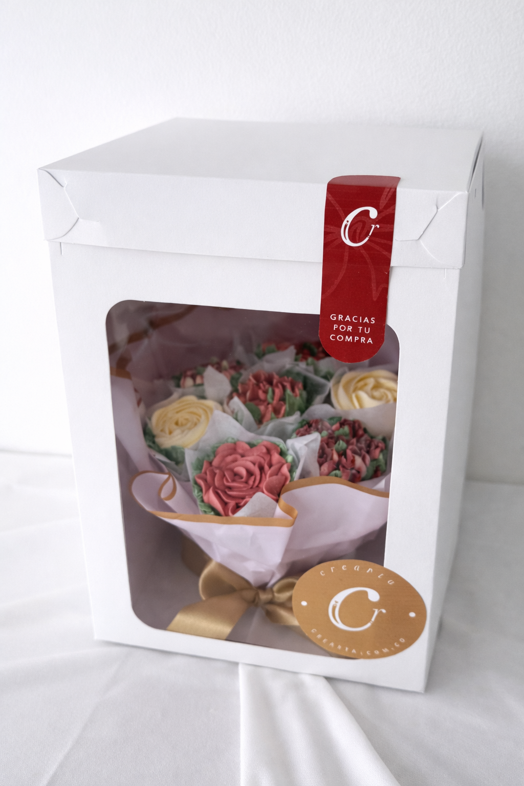 Ramo de cupcakes  para regalar,  Regalos Bogotá , Pasteleria personalizada 