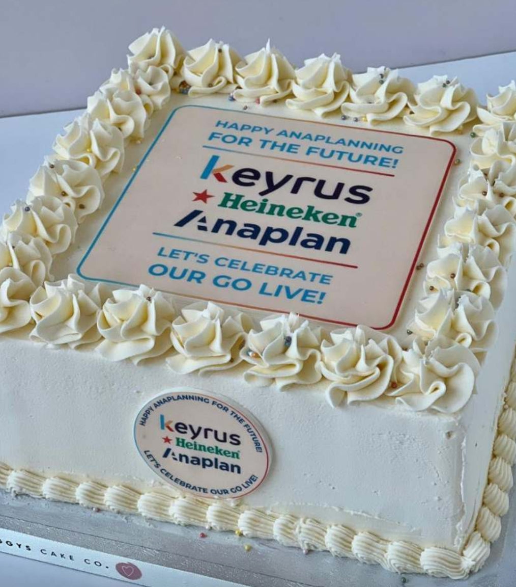 Torta empresa con logo