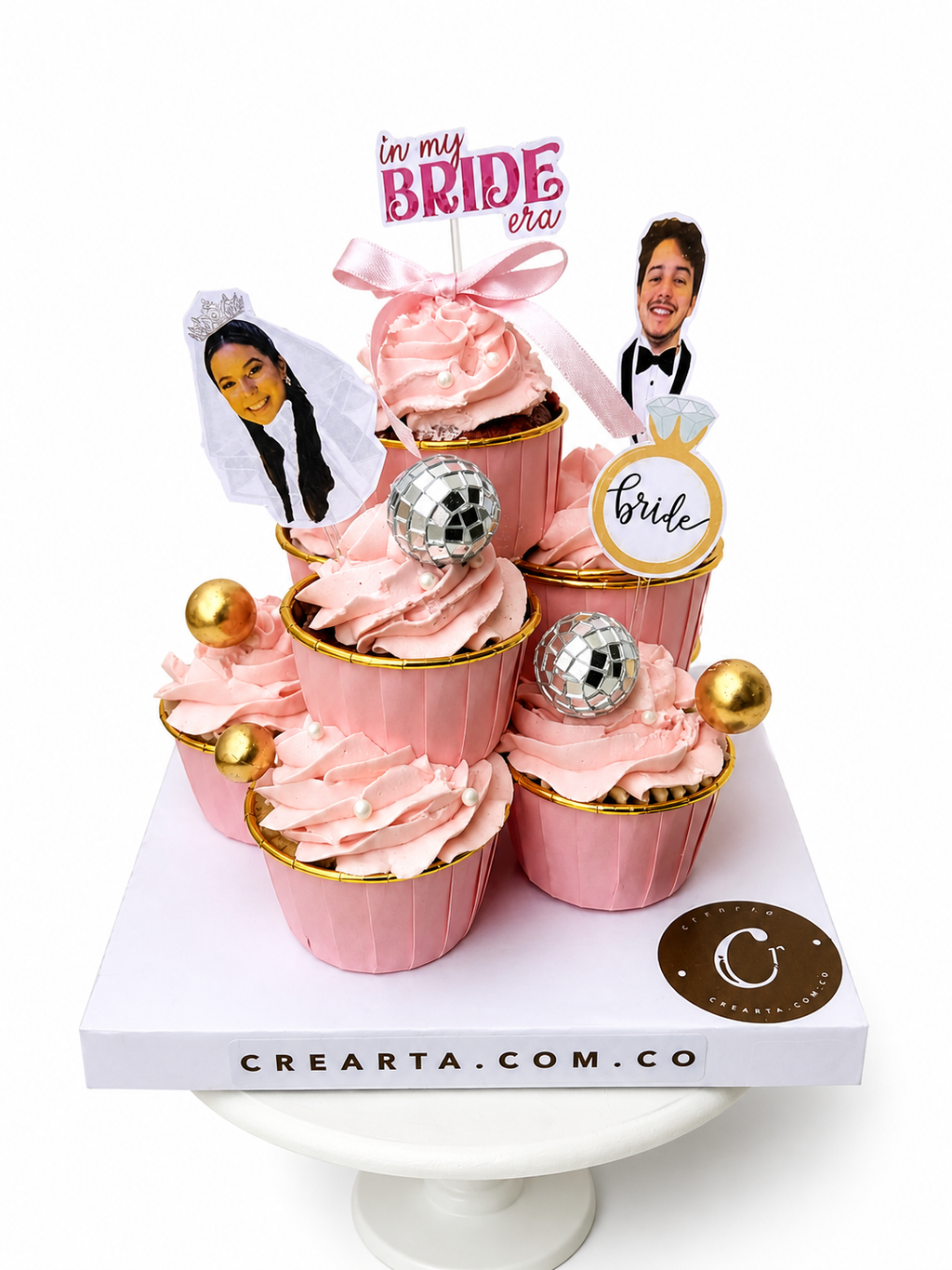 Torre de cupcakes cumpleaños Bogotá