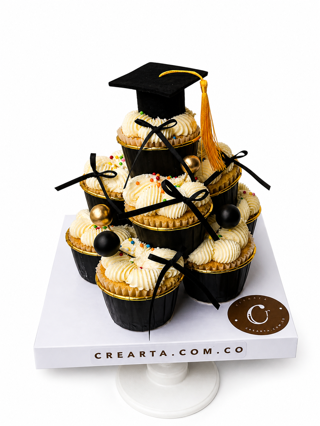 Torre de cupcakes cumpleaños Bogotá