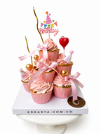 Torre de cupcakes cumpleaños Bogotá