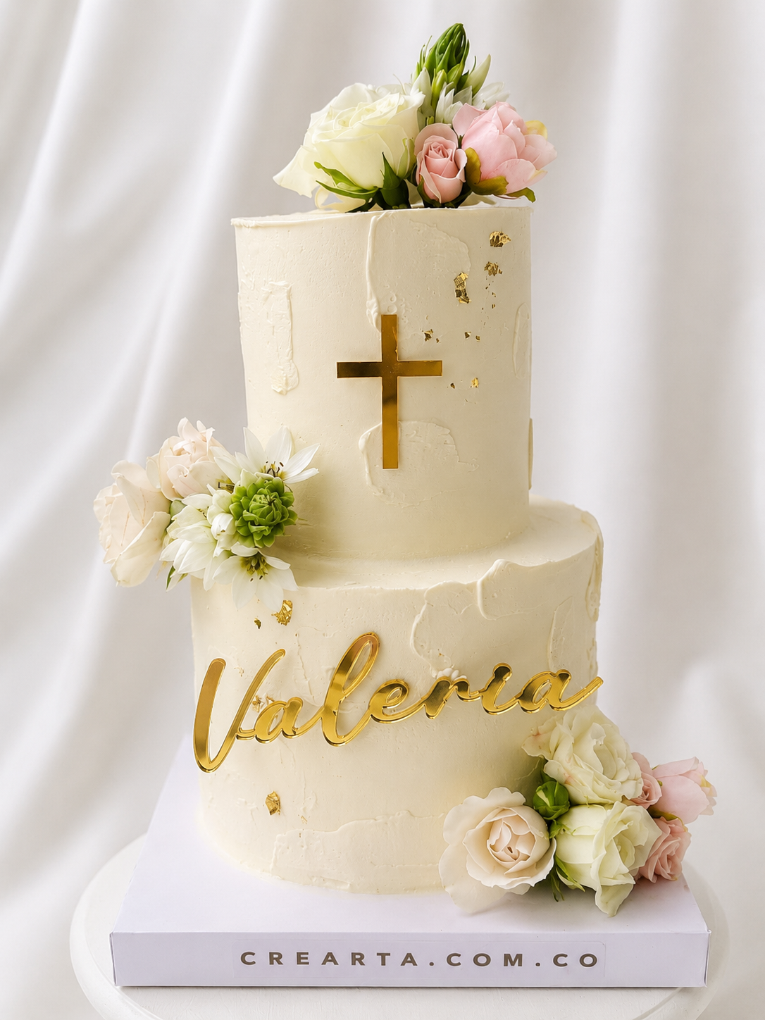 Torta Primera comunion con topper en Bogotá 