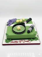 Torta Cuadrada tennis fondant Bogotá