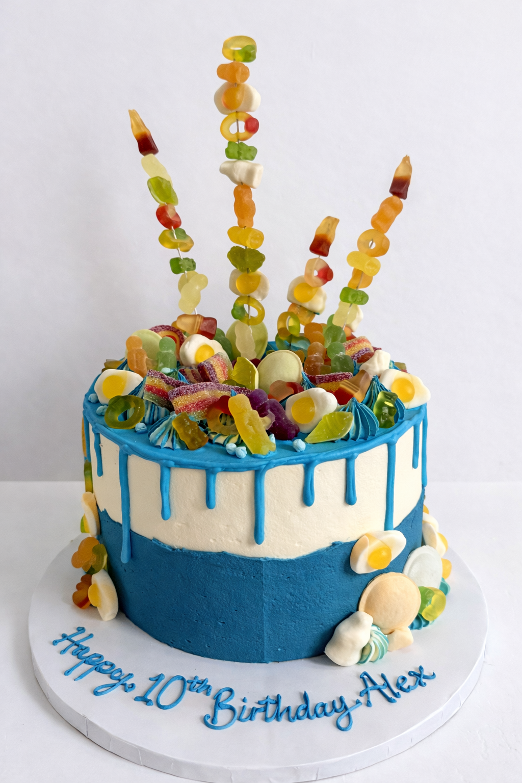 Torta Gomas azul