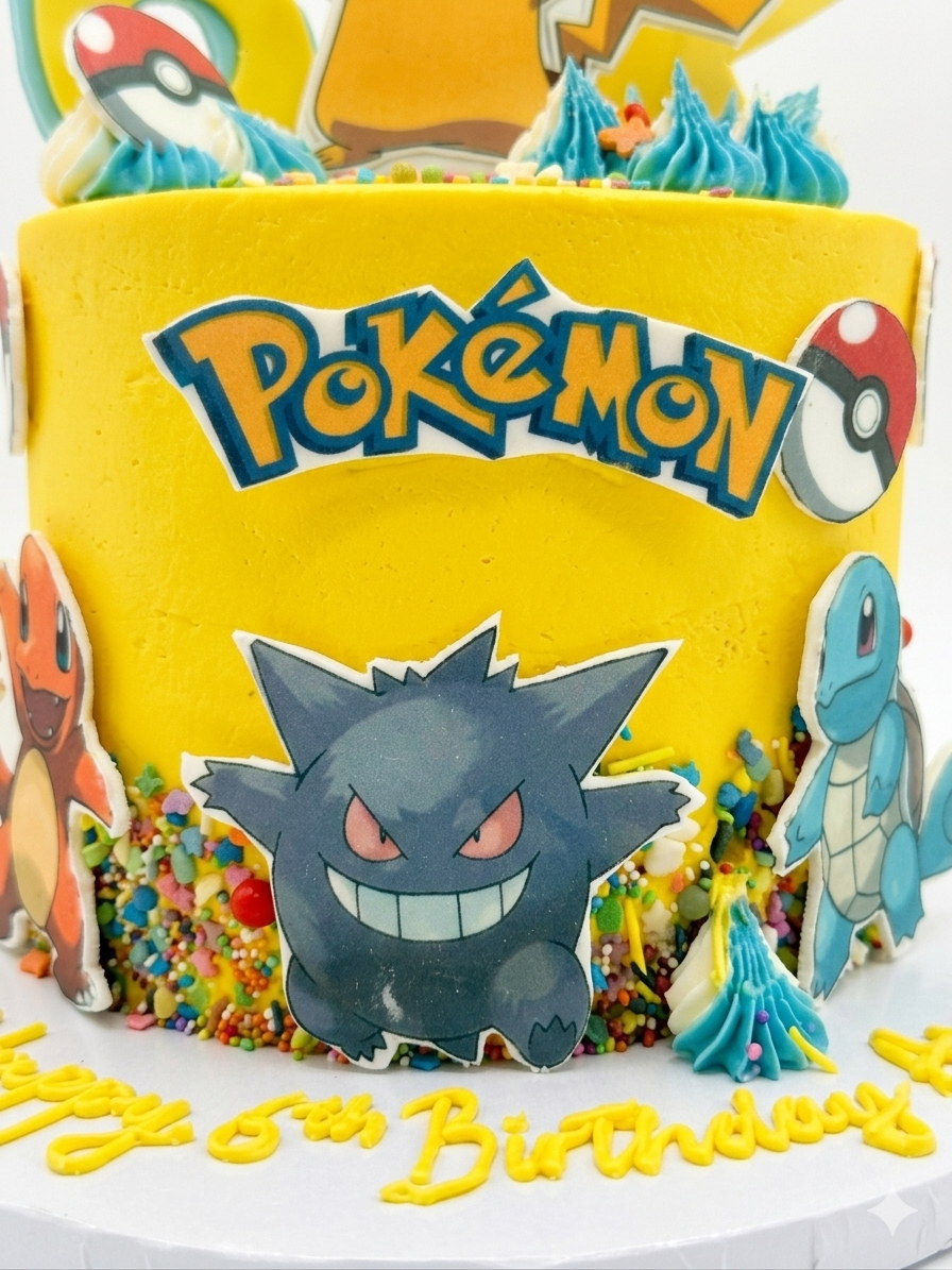 Torta Pikachu en crema