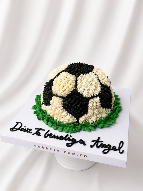 Torta balon de futbol en Bogotá 