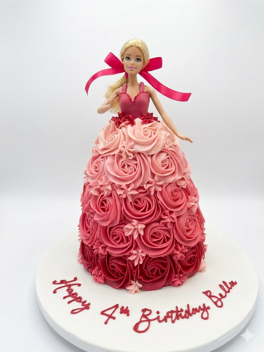 Torta barbie 