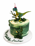 Torta dinosaurio en crema Bogotá