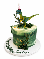 Torta dinosaurio en crema Bogotá