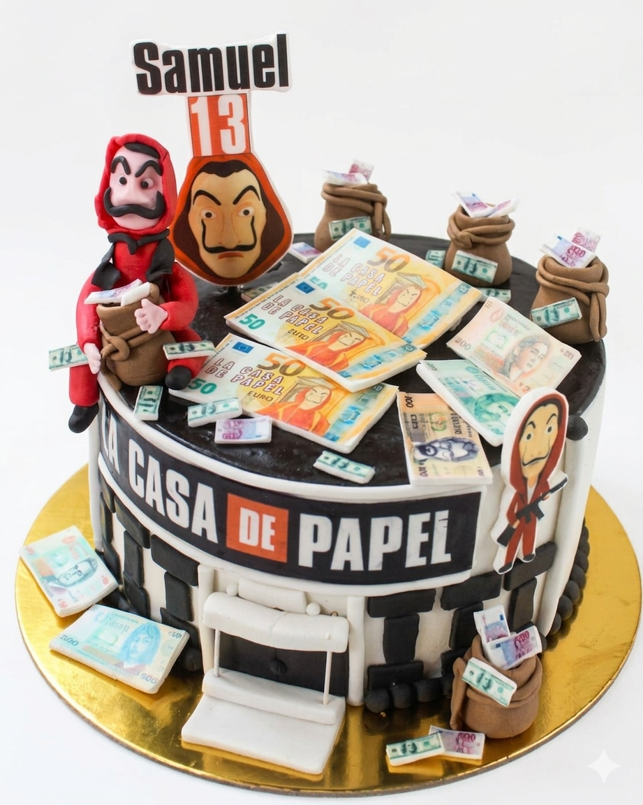 Torta la casa de papel