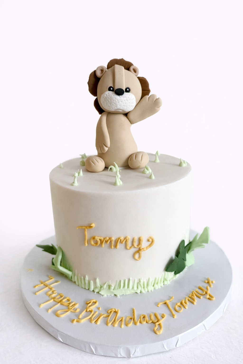 Torta leon en fondant