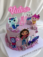 Torta temática La Casa de Gaby en Bogotá 