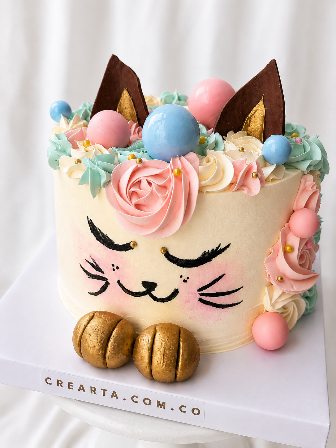 Torta Gato crema Bogotá