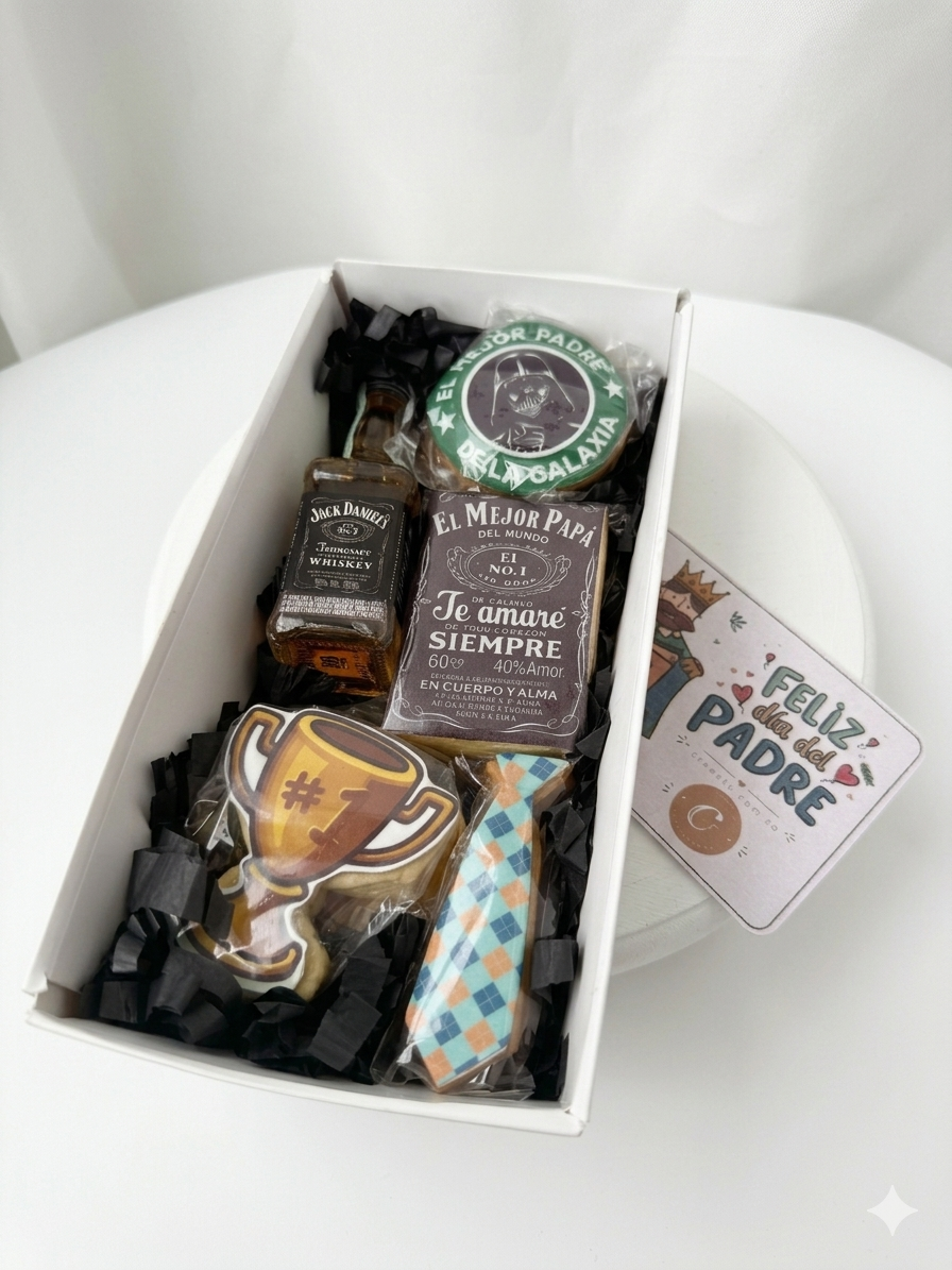 Regalo Caja de galletas para papá en Bogotá