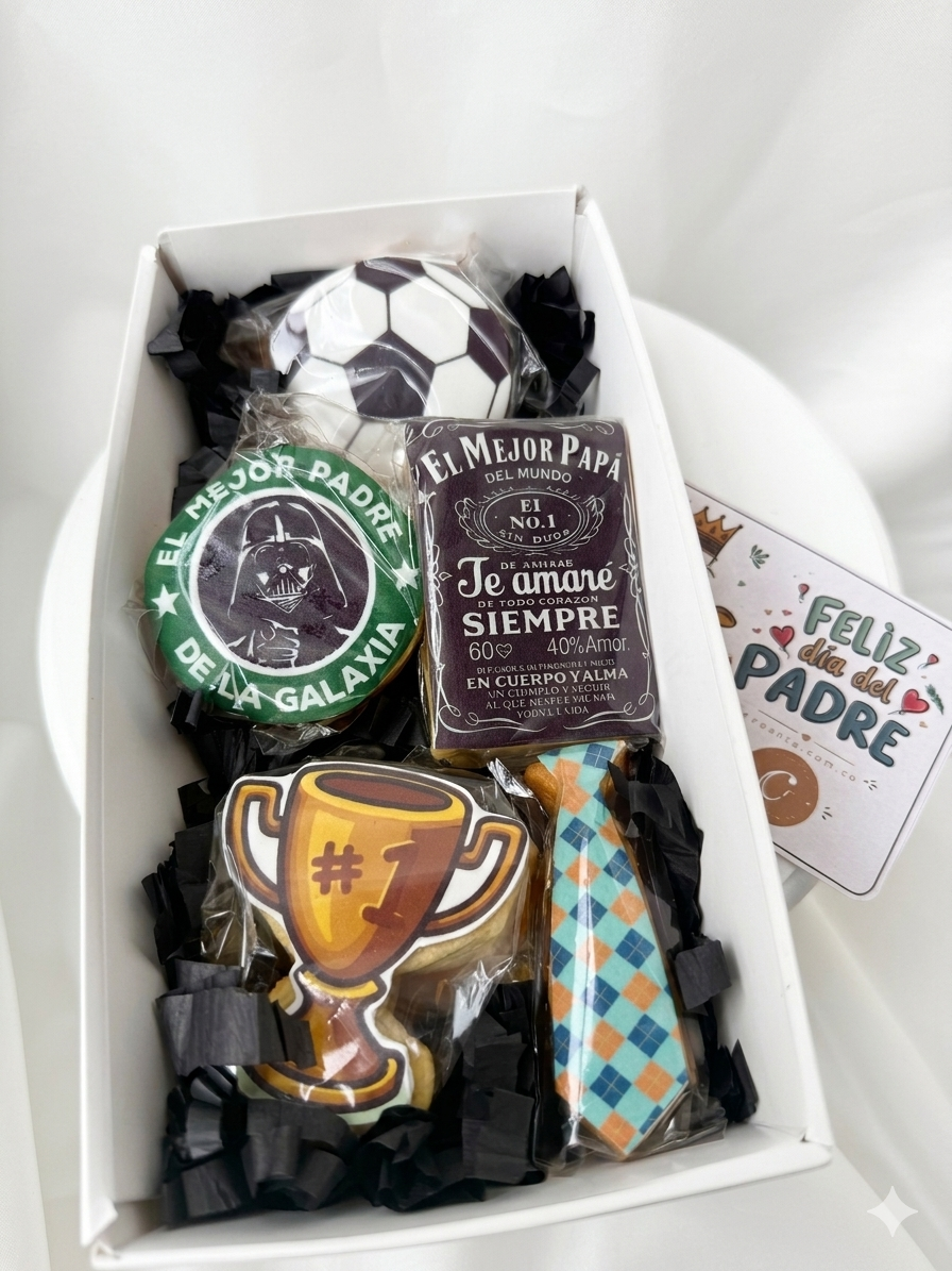 Regalo Caja de galletas para papá en Bogotá