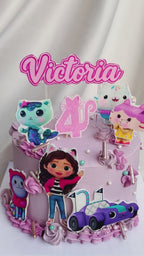Torta temática La Casa de Gaby en Bogotá