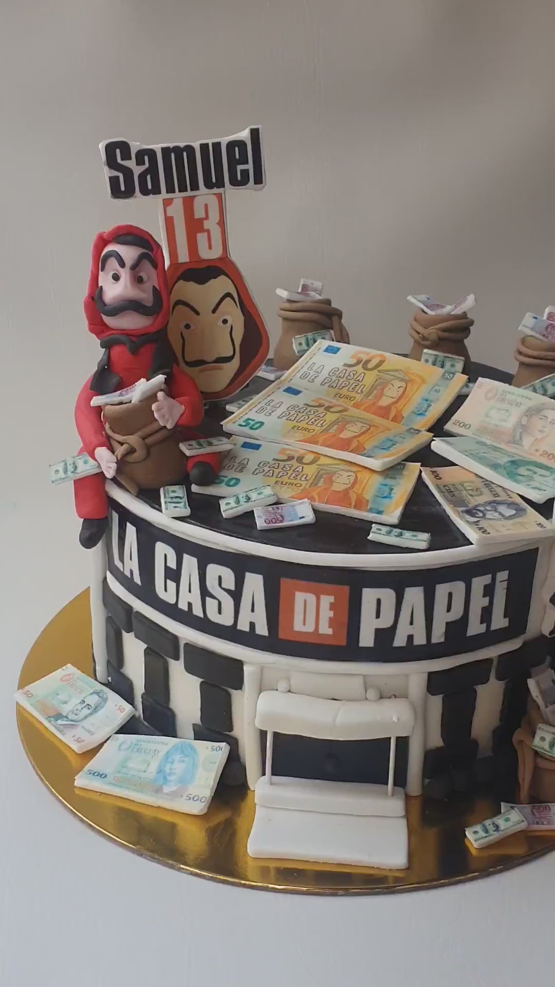 Torta la casa de papel
