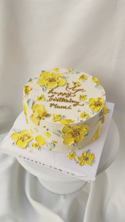 Torta con Flores en Bogotá 