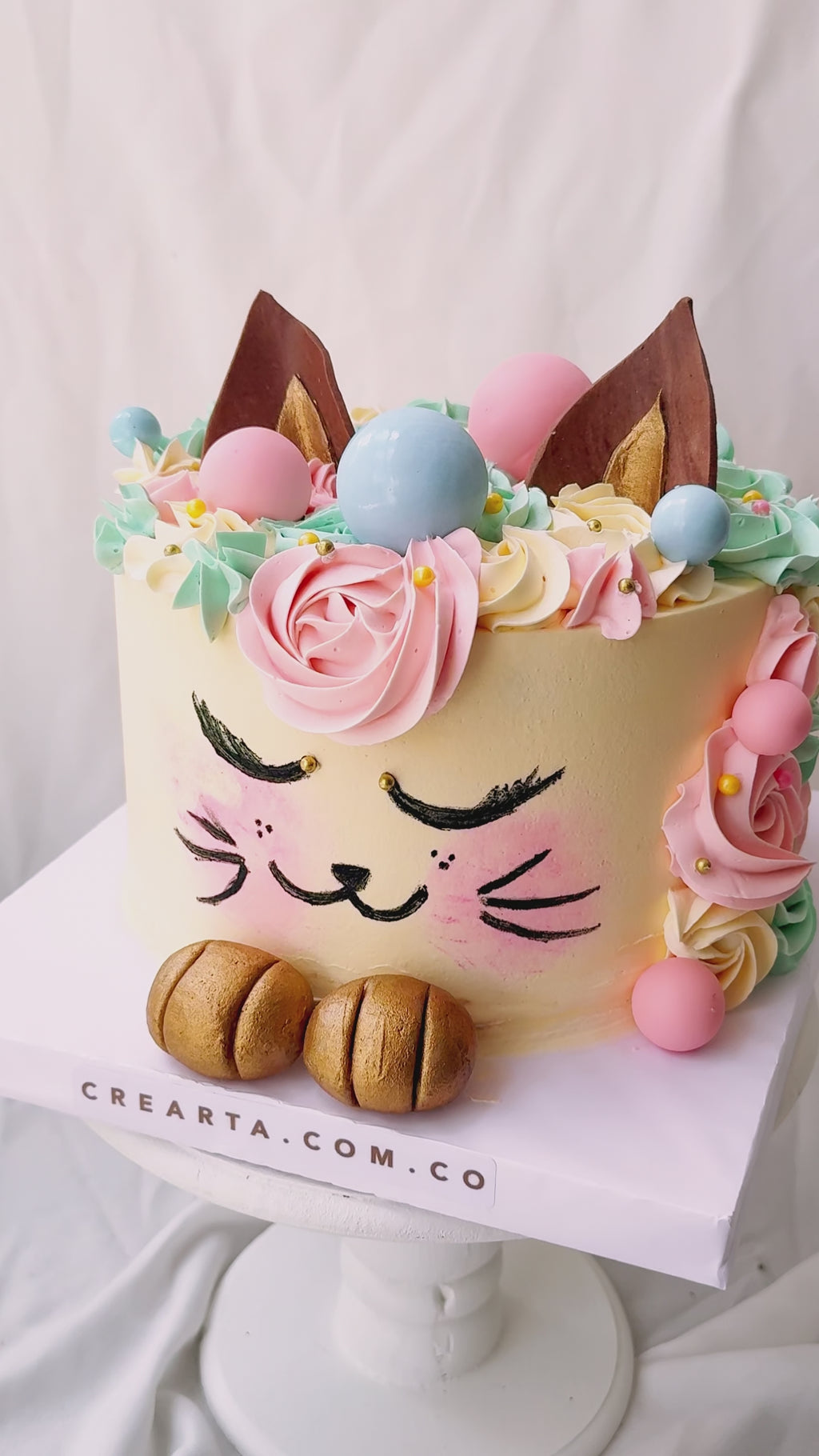 Torta Gato crema Bogotá