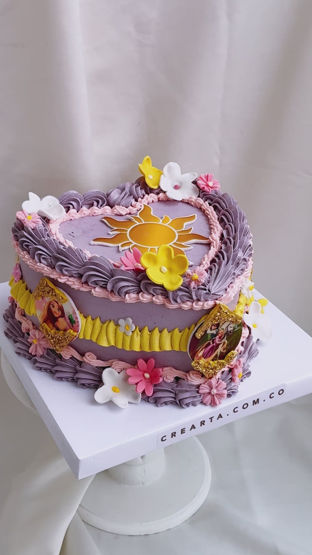Torta Rapunzel Encantada