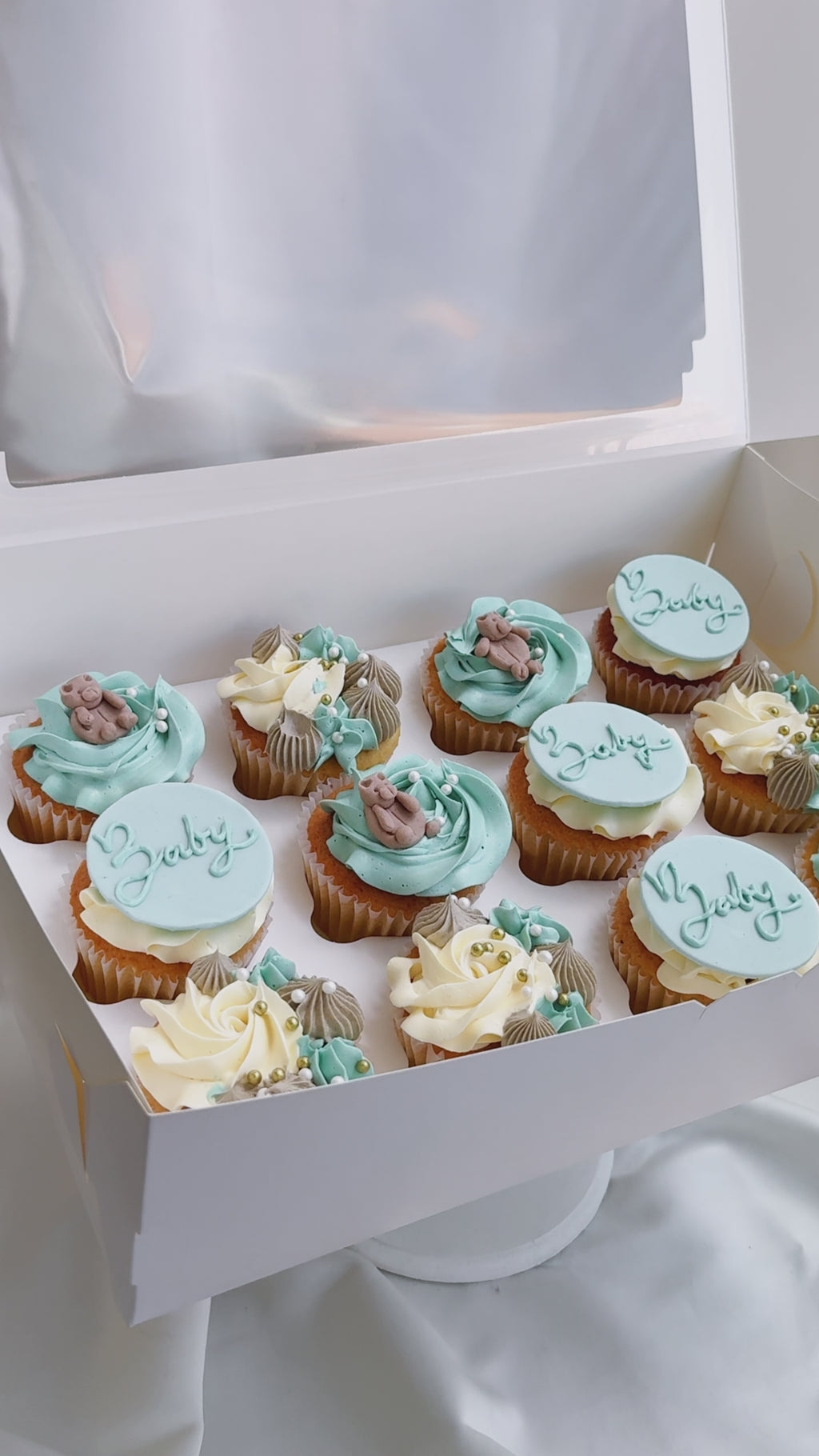 Cupcakes para Baby Shower de niño Bogotá