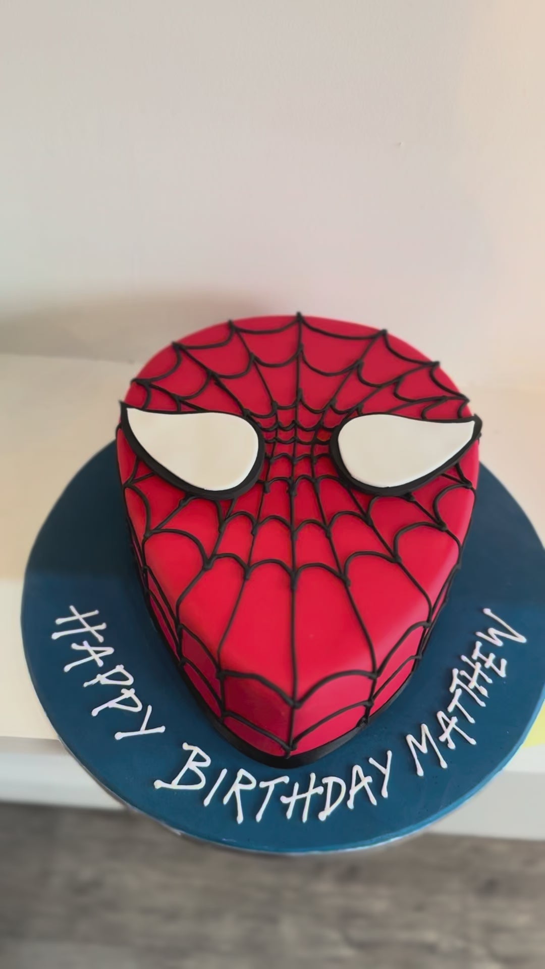 Torta Spiderman fondant Bogotá