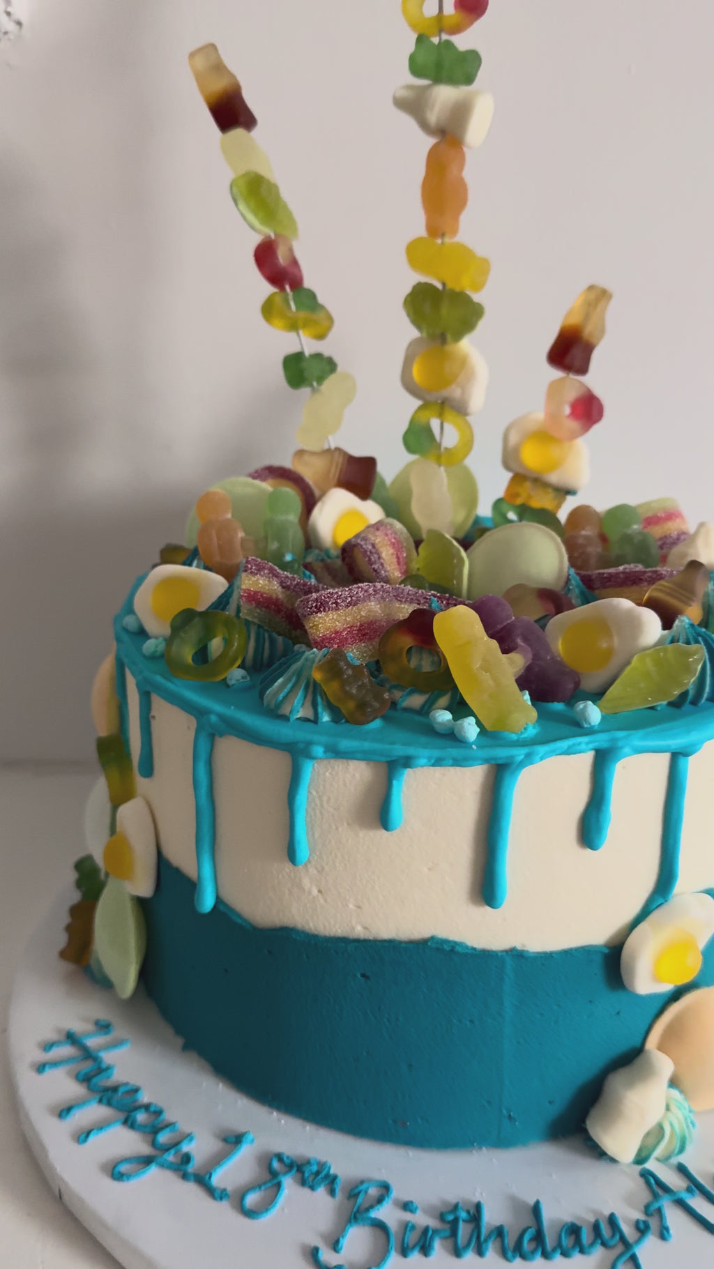 Torta Gomas azul