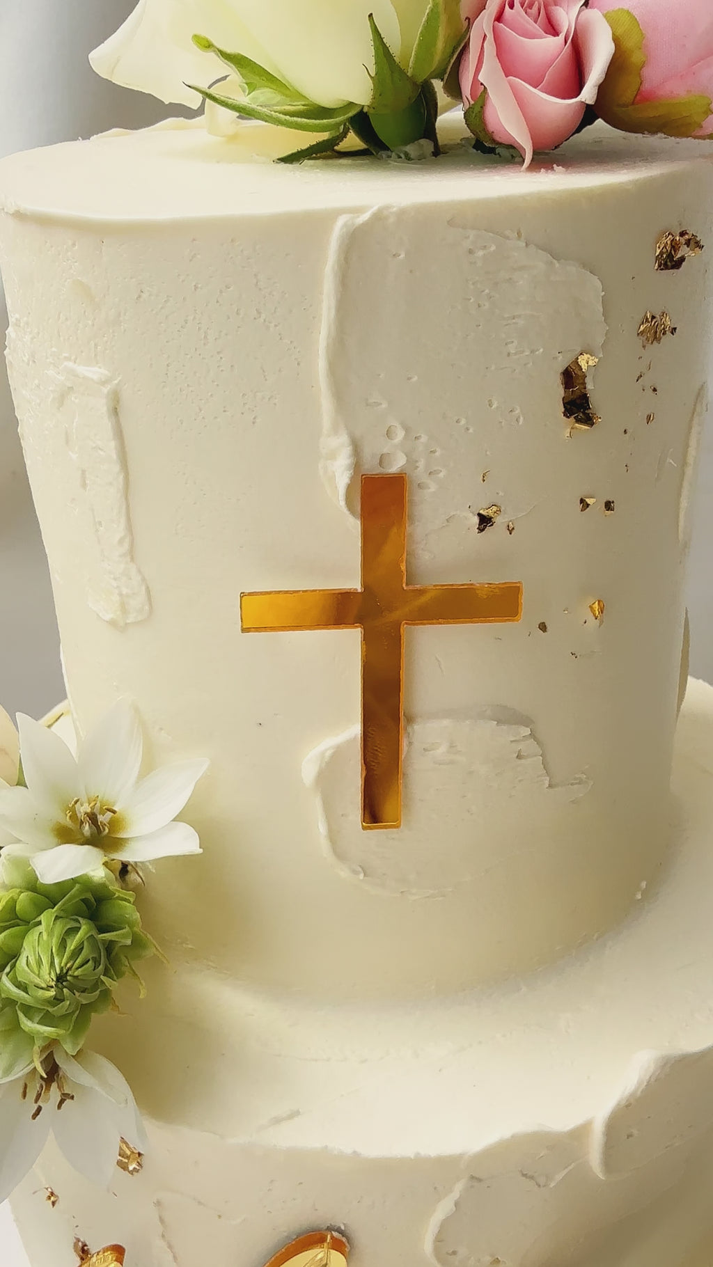 Torta Primera comunion con topper en Bogotá 